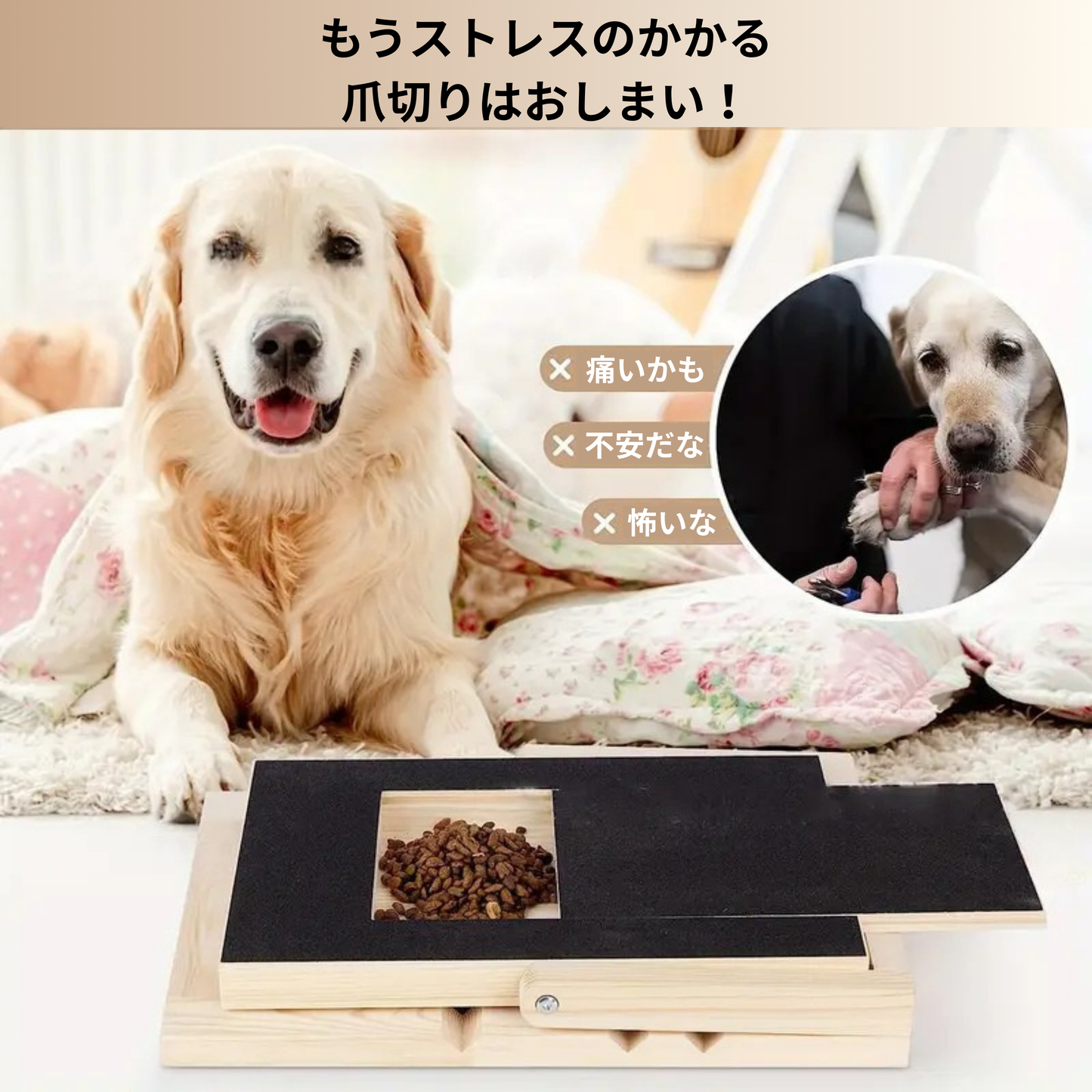 知らない間に爪研ぎボード