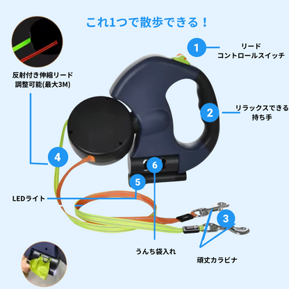 伸縮絡み防止マジックリード